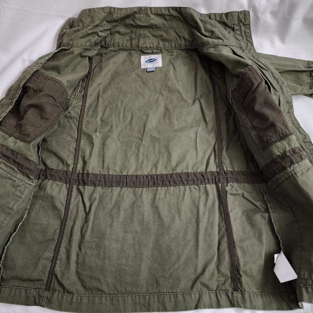 Old Navy Twill Field Jacket Hunter Pines Women's Medium - Picture 10 of 14